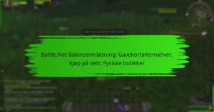 Battle.Net Balanseinnløsning: Gavekortalternativer, Kjøp på nett, Fysiske butikker