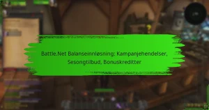 Battle.Net Balanseinnløsning: Kampanjehendelser, Sesongtilbud, Bonuskreditter