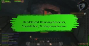 Handelssted: Kampanjehendelser, Spesialtilbud, Tidsbegrensede varer